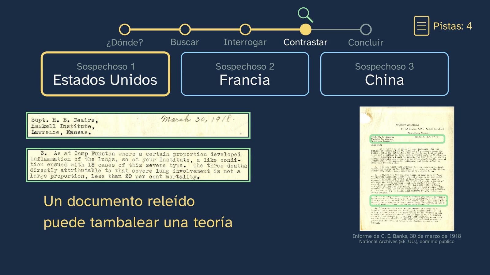 ¿Dónde empezó? El aviso de «Haskell», releído en el archivo.